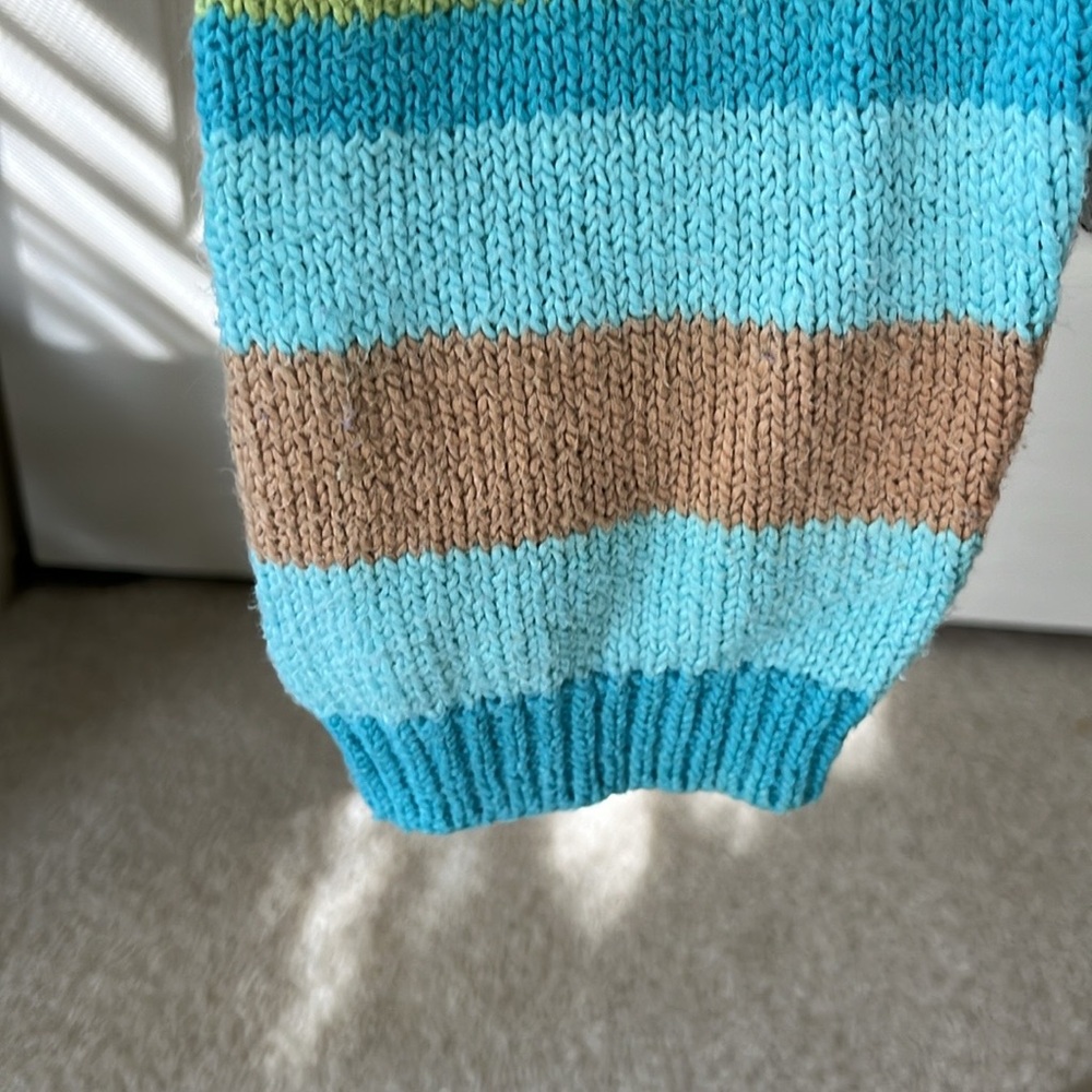 Talbots striped 1/4 zip pullover - Picture 4 of 6